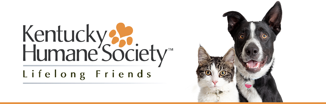 Kentucky Humane Society Logo with Cat and Dog 