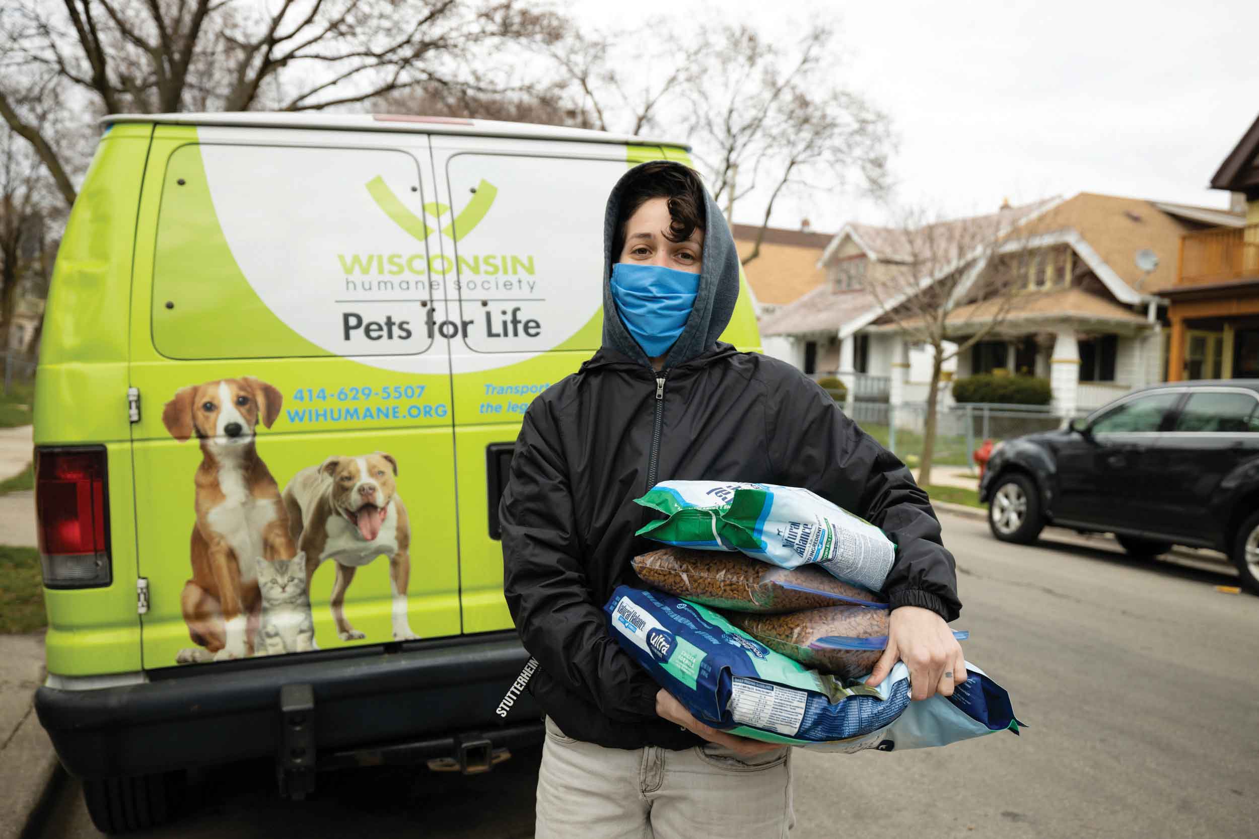 WHS Team Member Delivering Pet Food