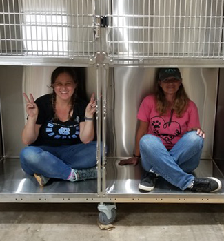 Kentucky Humane Society co-workers having fun